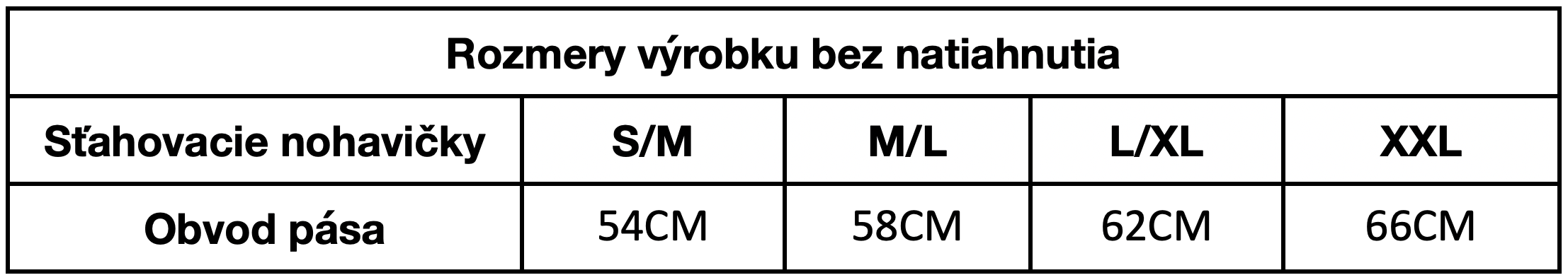 Sťahovacie nohavičky A